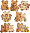 Gruppen von Teddybären Gruppen von Teddybären