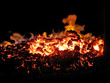 fire in stove