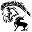 vector illustration tattoo design (horse) vector illustration tattoo design (horse)