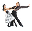 Couple dancers latina style Couple dancers latina style