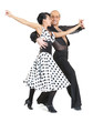 Couple dancers latina style Couple dancers latina style