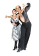 Couple dancers latina style Couple dancers latina style
