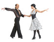 Couple dancers latina style Couple dancers latina style