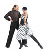 Couple dancers latina style Couple dancers latina style