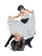 Couple dancers latina style Couple dancers latina style
