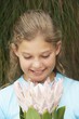 Girl with Flower
