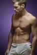 Barechested Young Man