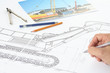 Compasses, picture, penci Compasses, picture, penci