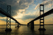 Passing under the Chesapeake Bay Bridges Passing under the Chesapeake Bay Bridges