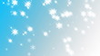 Snowflake blue
