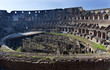 Ancient Colosseum Inside Rome Italy