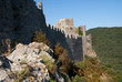 General view of Puilaurens Cathar Castle General view of Puilaurens Cathar Castle