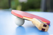Photo: Racket for tennis and a ball Racket for tennis and a ball