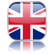 UK Square Flag Button (vector with reflection) UK Square Flag Button (vector with reflection)