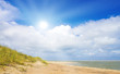 Ein idyllischer Tag im Sommer an der Nordsee