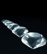 Diamond in black background