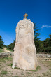 Christianized menhir in Brittany, France Christianized menhir in Brittany, France