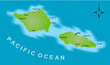 Karte Samoa