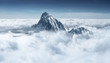 Mountain in the clouds Mountain in the clouds