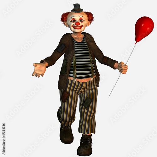 Illustration: clown clown