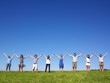 Group Holding hands
