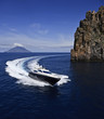 Italy, Sicily, Panaresa Island, Abacus 70', aerial view Italy, Sicily, Panaresa Island, Abacus 70', aerial view