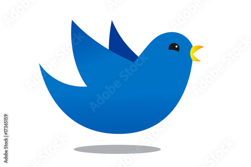 Vector: twitter vogel twitter vogel