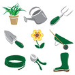 Brushed Gardening Icons