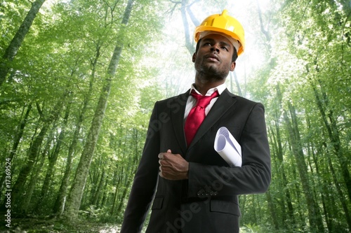 Photo: Archictect in an ecological forest project Archictect in an ecological forest project
