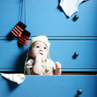 Foto: closeup portrait of adorable baby closeup portrait of adorable baby