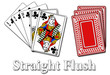 Pokerblatt - Straight Flush