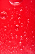 water-drops on red water-drops on red