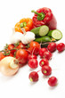 Green-stuff. Fresh vegetables. Green-stuff. Fresh vegetables.