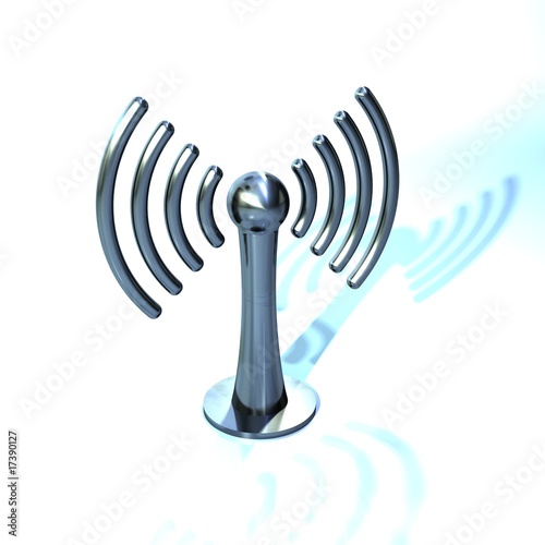 Illustration: W-Lan WiFI Antenne W-Lan WiFI Antenne