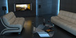 Interior design of home cinema VI