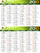 Calendrier 2010 nature