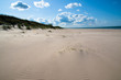 Sand waves on Baltic sea beach