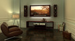 Homecinema in german "art noveau" - artificial light