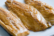 Fillets of smoked mackerel