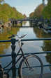 Bike and canal in Amsterdam