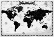 Black ancient World map Black ancient World map