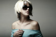 Fashion woman portrait wearing sunglasses Fashion woman portrait wearing sunglasses