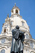 Frauenkirche mit Martin Luther