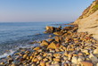 Plage de galets sur la côte Méditerranéenne Plage de galets sur la côte Méditerranéenne
