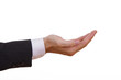 Hand offen abgerundet Hand offen abgerundet
