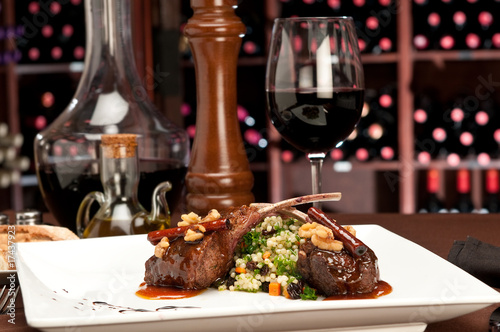 Photo: Lamb Chop plate Lamb Chop plate