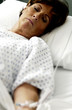 Patient in hospital bed Patient in hospital bed