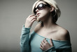 Fashion woman portrait wearing sunglasses Fashion woman portrait wearing sunglasses