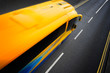 bus in motion