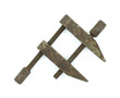 Small antique metal clamp